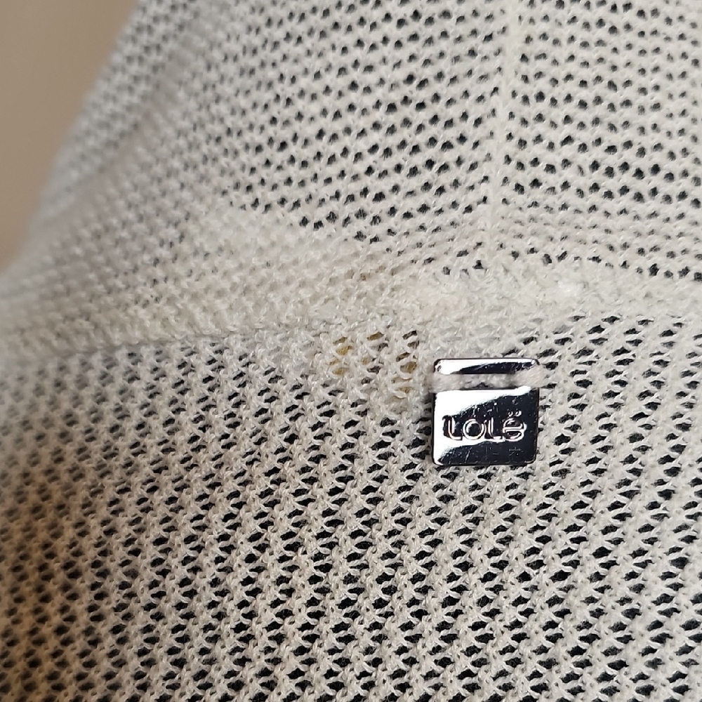 Lolë Light Weight And Light Greige Open-Front Women's Cardigan - Picture 9 of 10